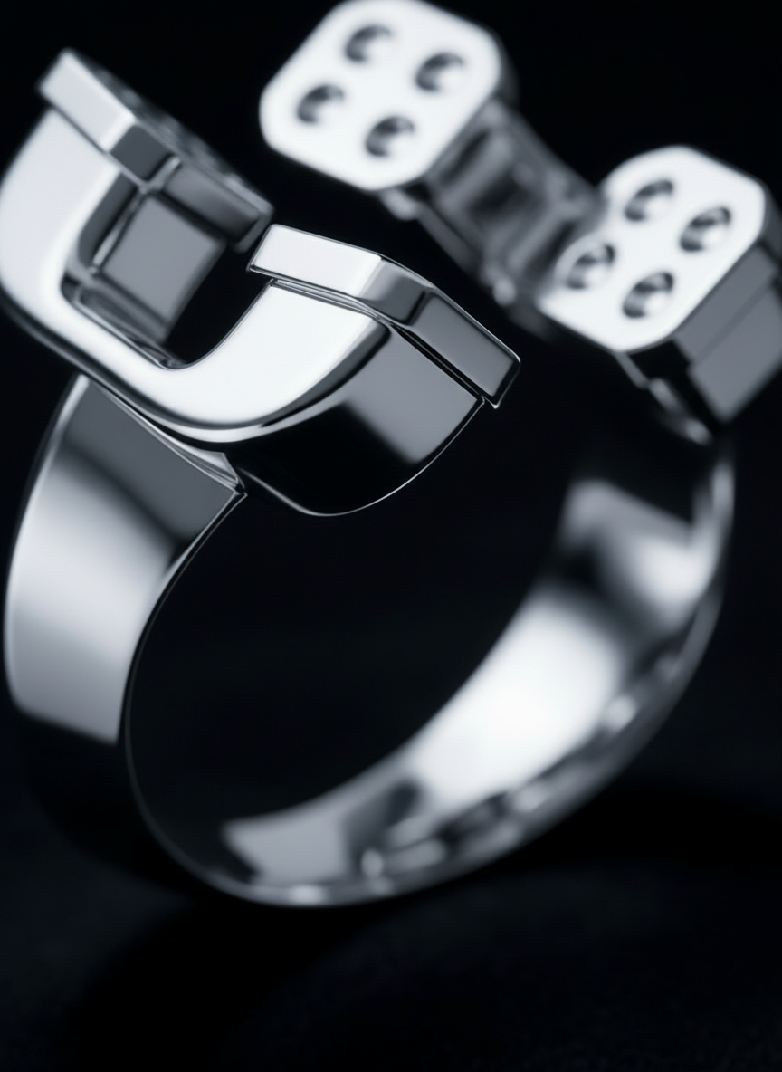 Anillo 0800 God's Phone Plata
