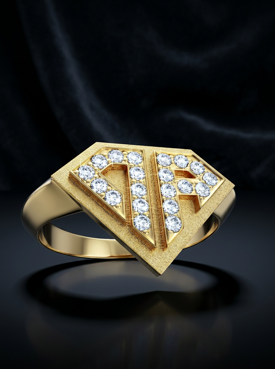 Anillo Baby Rouch Full Ice Bañado