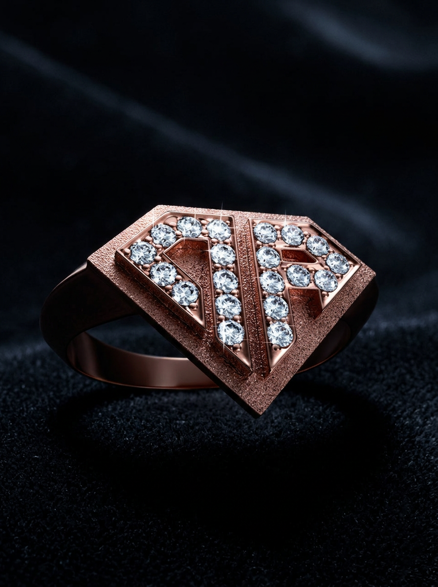 Anillo Baby Rouch Full Ice Bañado