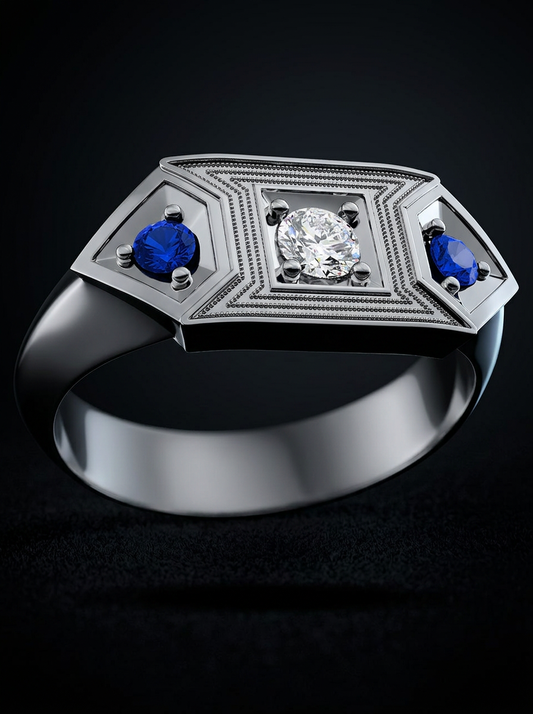 Anillo Banderita 0800 Don Rouch ARGENTA