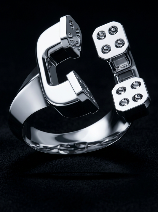 Anillo 0800 God's Phone Plata