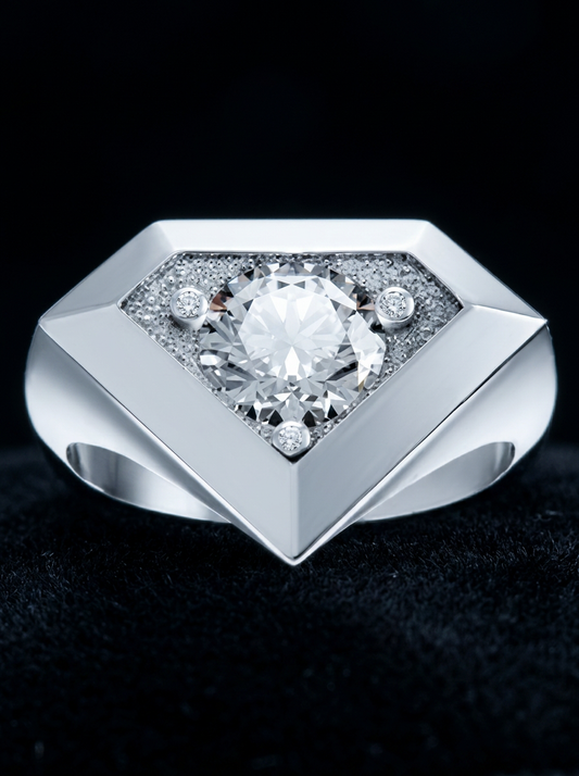 Anillo Solitario 0800 ARGENTA