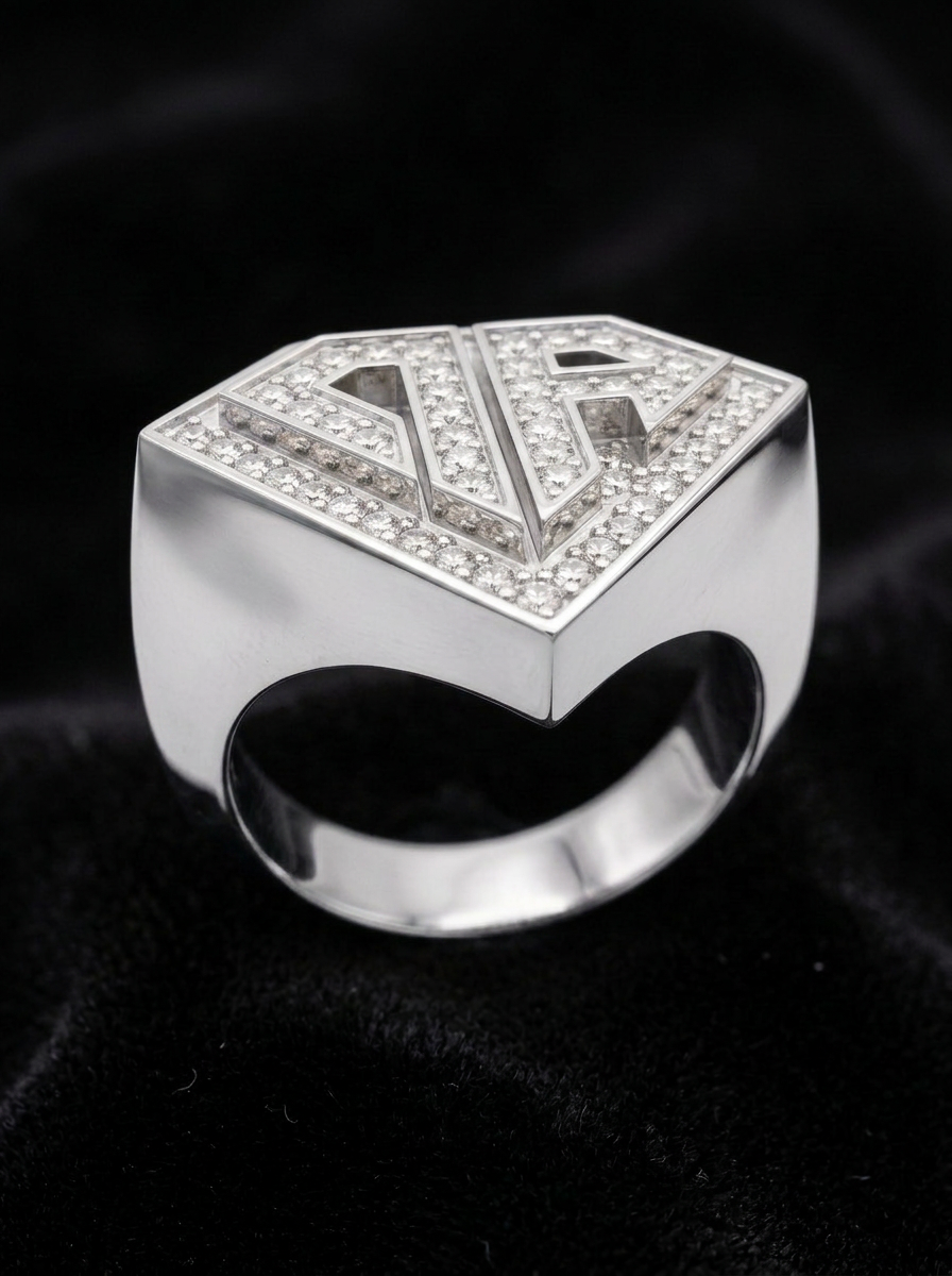 Anillo Clasico Ice Plata