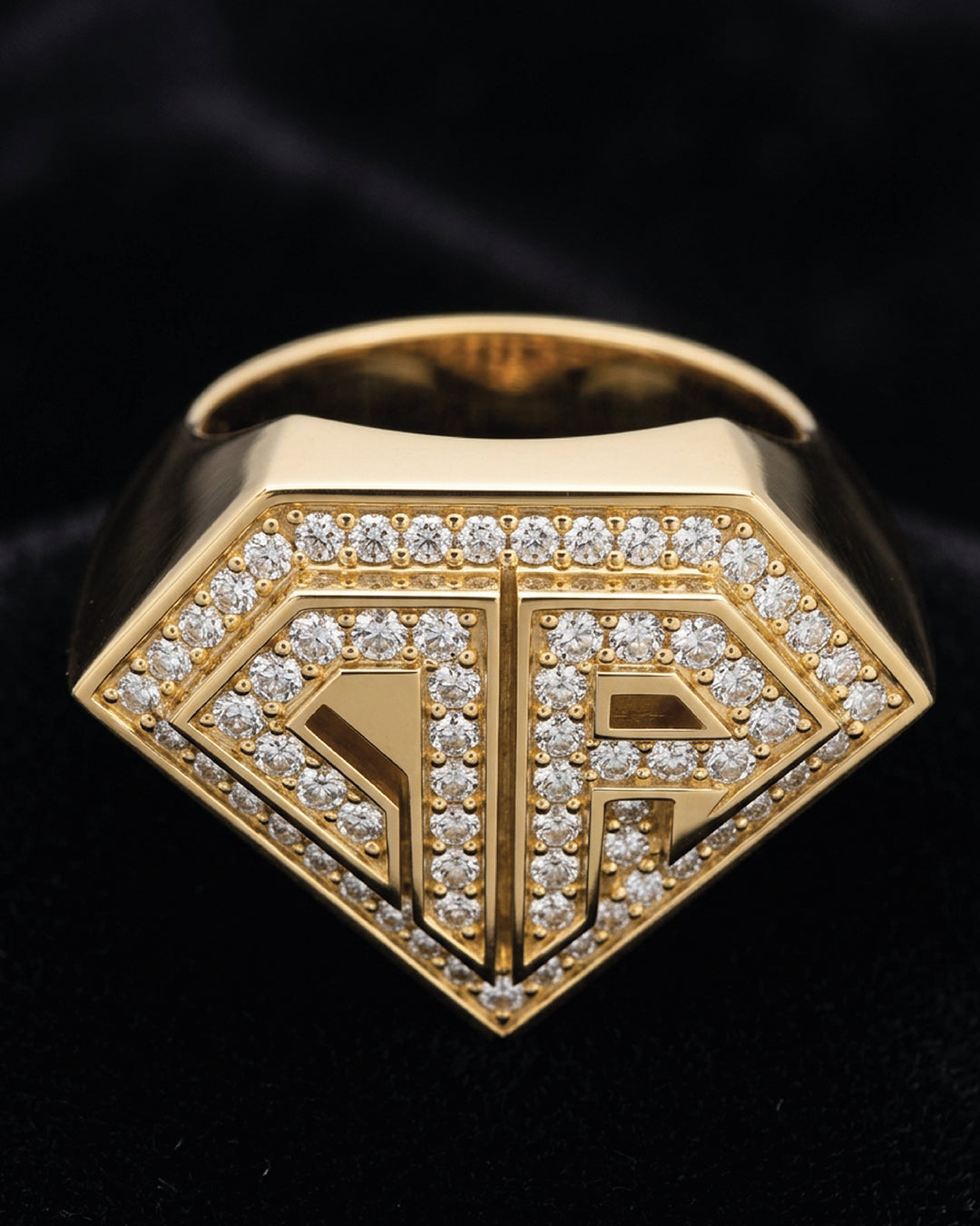 Anillo Clasico Ice oro