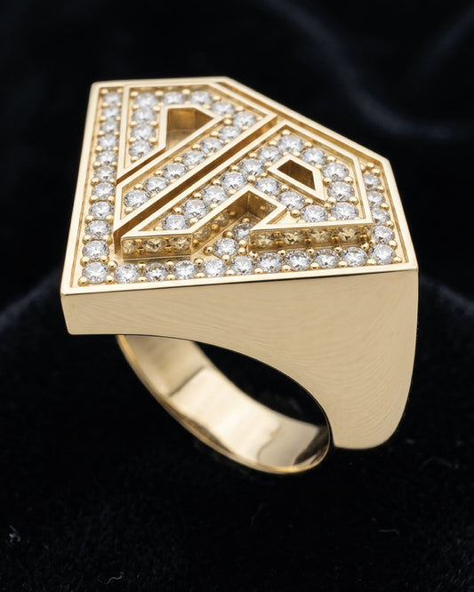 Anillo Clasico Ice oro